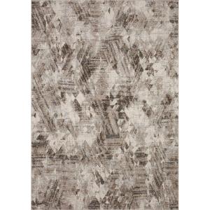 Loloi Austen Collection AUS-01 Pebble/Charcoal 6′-7″ x 9′-2″ Area Rug(Natural / Brown)