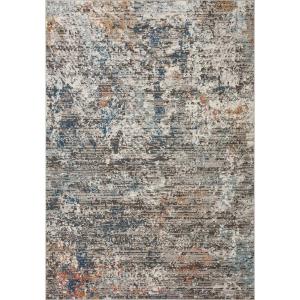 Loloi Bianca Collection BIA-08 Pebble/Multi 5′-3″ x 7′-6″ Area Rug(Granite / Multi)