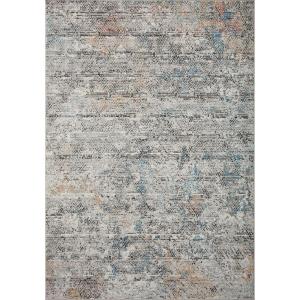 Loloi Bianca Collection BIA-08 Pebble/Multi 5′-3″ x 7′-6″ Area Rug(Grey / Multi)