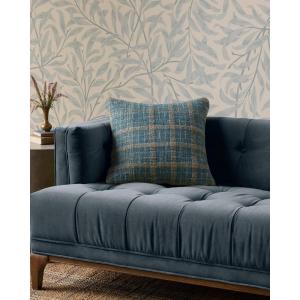Loloi Chris Loves Julia Earl Collection PCJ0016 Teal/Green 18” x 18” Cover Only Pillow(Cover w/Down)