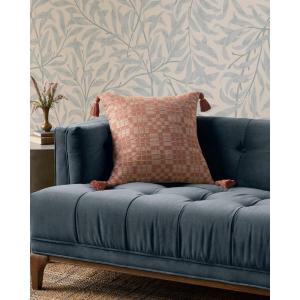 Loloi Chris Loves Julia Ellery Collection PCJ0017 Clay 18” x 18” Cover Only Pillow(Cover w/Poly)
