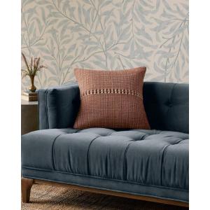 Loloi Chris Loves Julia Harvey Collection PCJ0018 Rust/Multi 18” x 18” Cover w/Down Pillow