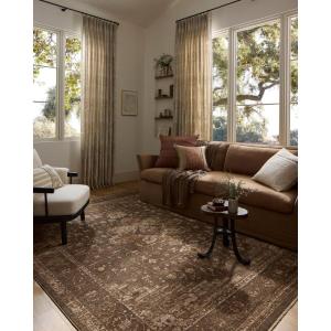 Loloi Haywood Collection HYD-02 Pebble/Charcoal 7′-10″ x 10′ Area Rug(Charcoal / Mocha)