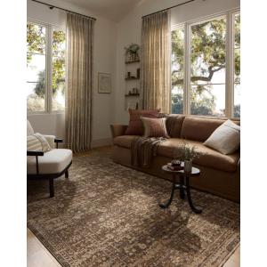 Loloi Haywood Collection HYD-02 Pebble/Charcoal 7′-10″ x 10′ Area Rug(Granite / Natural)