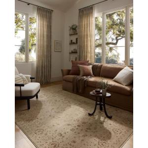 Loloi Haywood Collection HYD-02 Pebble/Charcoal 7′-10″ x 10′ Area Rug(Sand / Natural)
