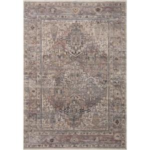 Loloi Lyra Ink/Multi 9′-3″ x 13′ Area Rug(Sunset / Silver)