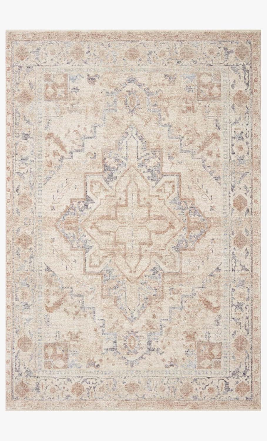 imageLoloi Magnolia Home by Joanna Gaines Carlisle IvoryTaupe 710quot x 10 Area RugBeige Slate
