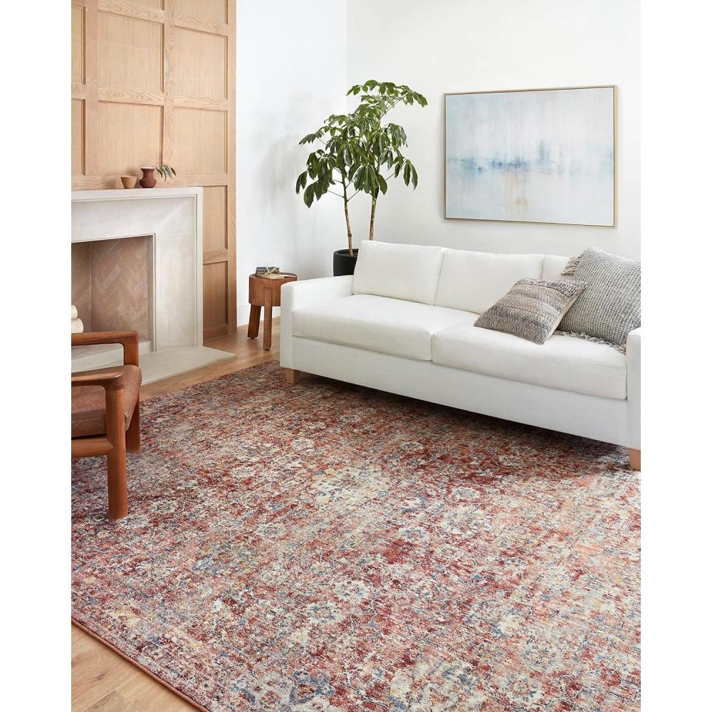 imageLoloi Cassandra Collection CSN06 RustMulti 710quot x 10 Area RugRust Ivory