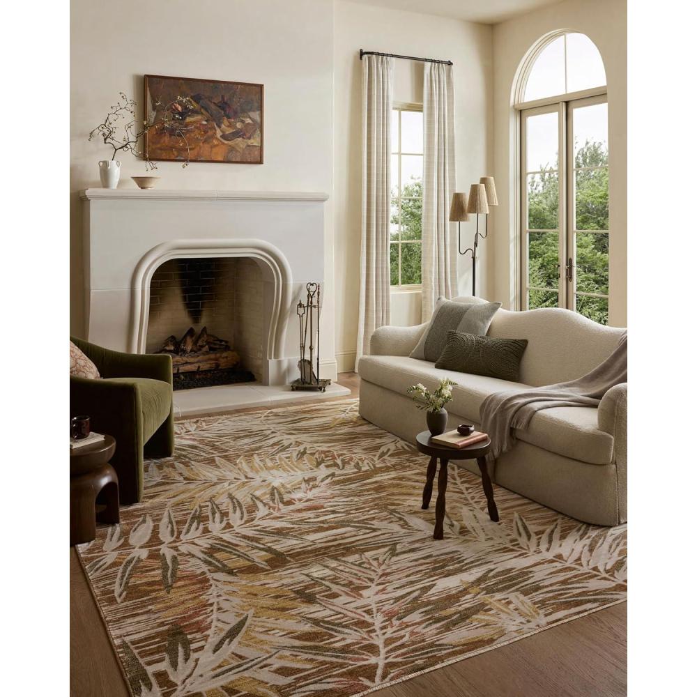 imageLoloi Eileen Collection ELE03 NaturalMulti 710quot x 102quot Fringe Area RugEarth Natural