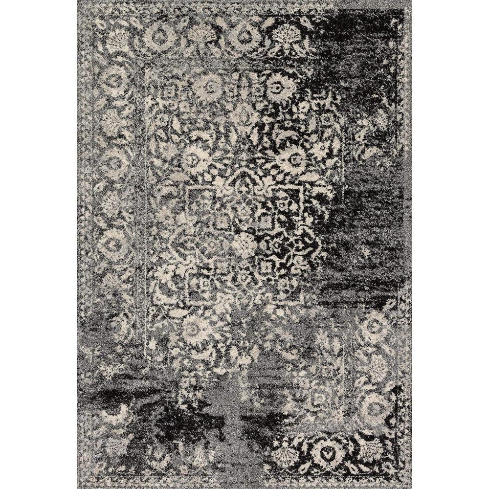 imageLoloi Emory 811quot x 125quot Area Rug in IvoryGrey TwoToned Neutral Area Rug Durable High Traffic Area Rug Premium Rug for Bedroom Dining Room Living RoomBlack Ivory
