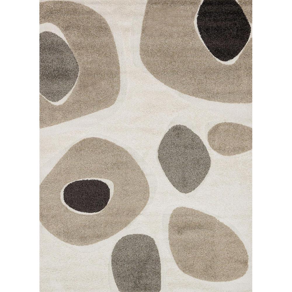 imageLoloi Enchant Collection EN27 Neutral Transitional Area Rug 77quot x 106quotIvory