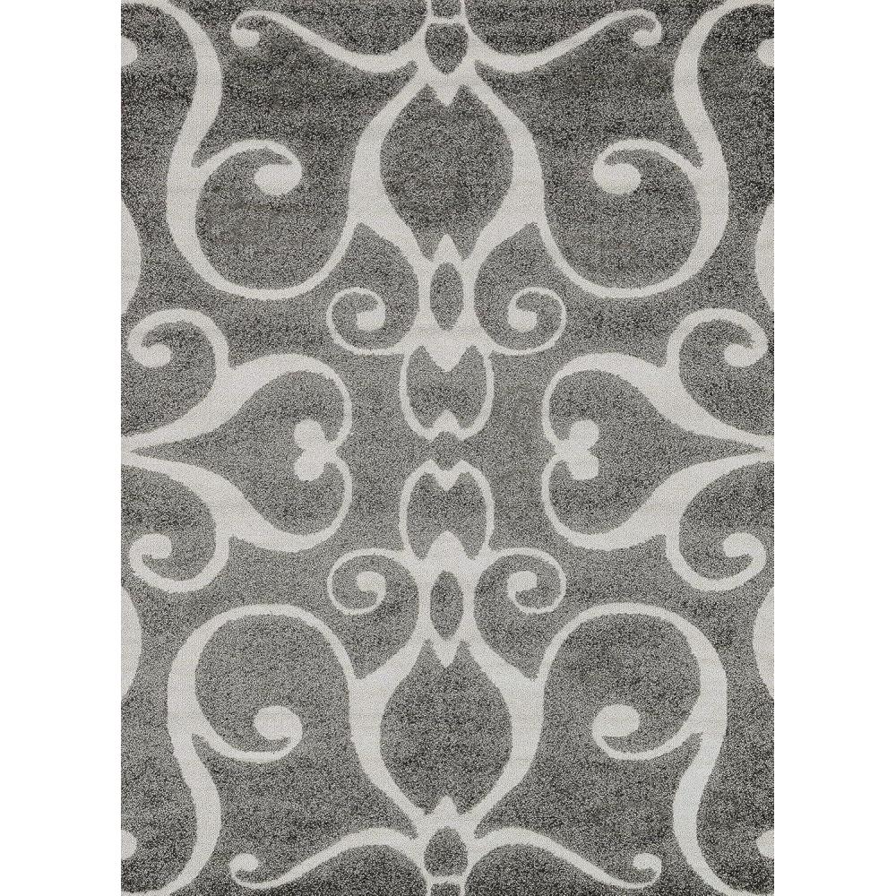 imageLoloi Enchant Collection EN27 Neutral Transitional Area Rug 77quot x 106quotSmoke
