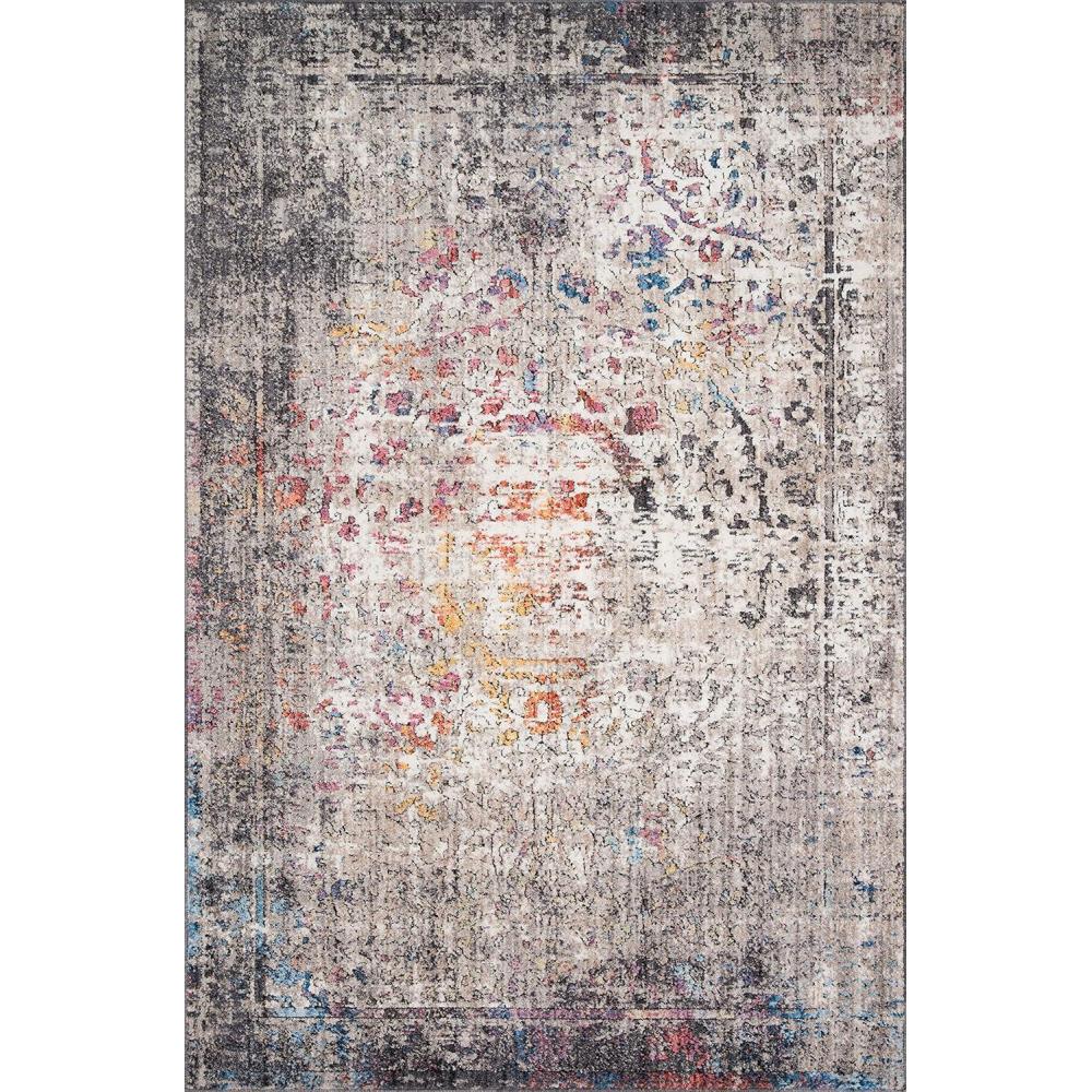 imageLoloi Medusa Collection MED01 IvoryGranite Contemporary Area Rug 710quot x 106quotGraymulti
