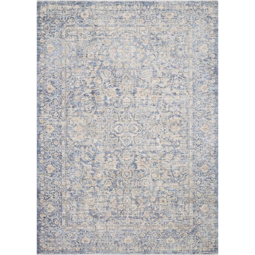 imageLoloi Pandora Collection PAN06 IvoryBlue Traditional Area Rug 710quot x 10Blue