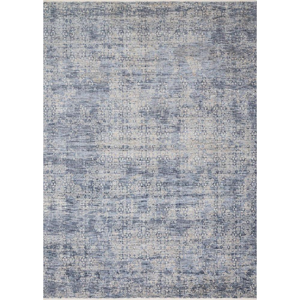 imageLoloi Pandora Collection PAN06 IvoryBlue Traditional Area Rug 710quot x 10Dark Blue