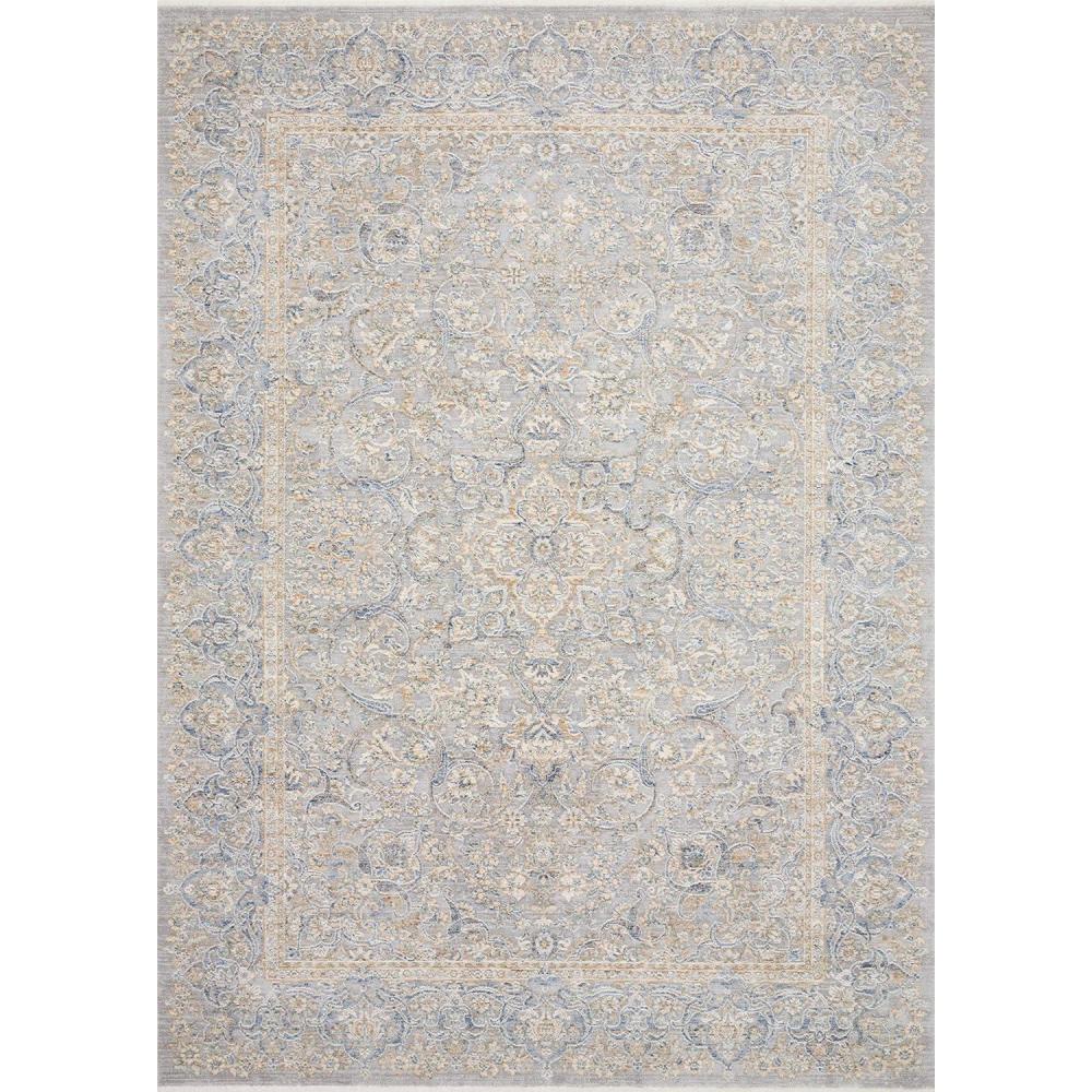 imageLoloi Pandora Collection PAN06 IvoryBlue Traditional Area Rug 710quot x 10Stone Gold