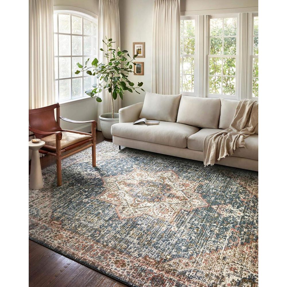 imageLoloi Saban Collection SAB02 RustBeige 710quot x 10 Area RugBlue Multi
