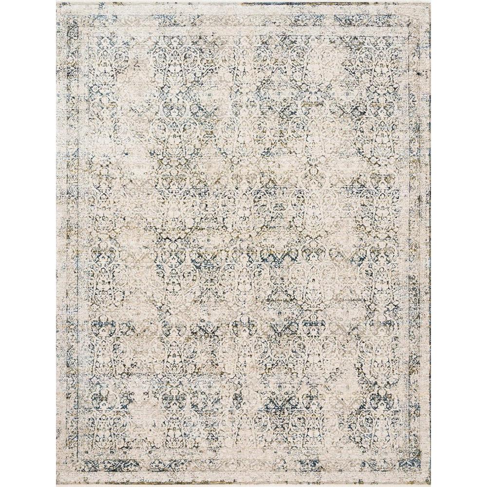 imageLoloi Theia Collection THE04 MultiNatural Traditional Area Rug 710quot x 10Light Brownblue