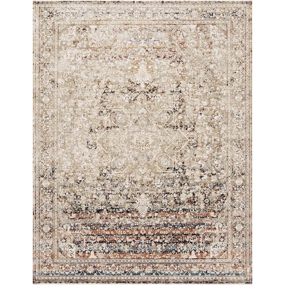 imageLoloi Theia Collection THE04 MultiNatural Traditional Area Rug 710quot x 10Multi Color