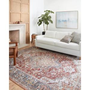 Loloi Cassandra Collection CSN-06 Rust/Multi 7′-10″ x 10′ Area Rug(Ginger / Multi)