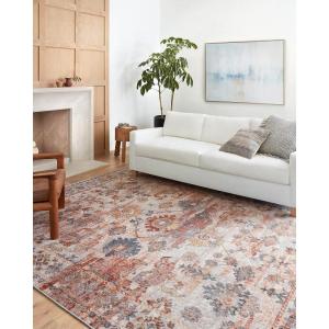 Loloi Cassandra Collection CSN-06 Rust/Multi 7′-10″ x 10′ Area Rug(Rust / Multi)
