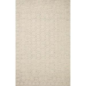 Loloi Cecelia Rust/Natural 5′-0″ x 7′-6″ Area Rug(Mist / Ivory)