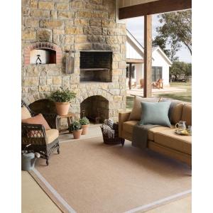 Loloi Easton Collection ESN-05 Wheat/Ivory 6′-7″ x 9′-4″ Area Rug(Wheat / Ivory)