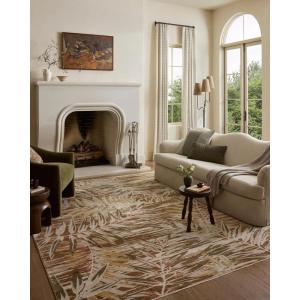 Loloi Eileen Collection ELE-03 Natural/Multi 7′-10″ x 10′-2″ Fringe Area Rug(Earth / Natural)