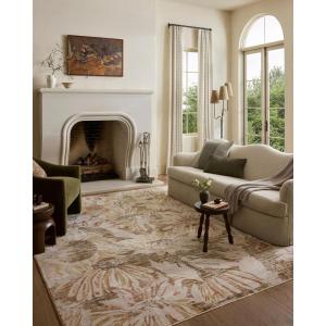 Loloi Eileen Collection ELE-03 Natural/Multi 7′-10″ x 10′-2″ Fringe Area Rug(Natural / Spice)