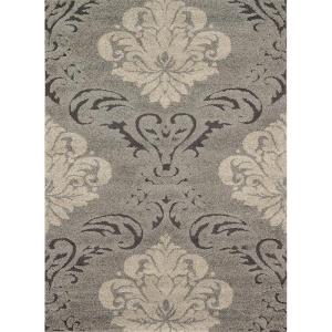 Loloi Enchant Collection EN-27 Neutral, Transitional Area Rug, 7′-7″ x 10′-6″(Smoke / Beige)