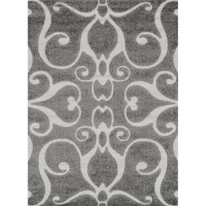 Loloi Enchant Collection EN-27 Neutral, Transitional Area Rug, 7′-7″ x 10′-6″(Smoke)