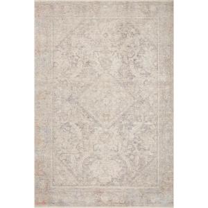 Loloi Magnolia Home by Joanna Gaines Carlisle Ivory/Taupe 7′-10″ x 10′ Area Rug(Slate / Ivory)