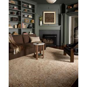 Loloi Newman Collection NEW-02 Dark Taupe/Natural 5′-3″ x 7′-6″ .37″ Pile Height, Area Rug, Soft, Durable, Non-Shedding, Easy Clean, Rug for Living Room(Wheat / Natural)
