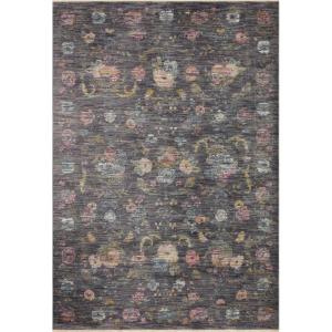 Loloi Rifle Paper Co Provence Slate 5′ x 7′-10″ Area Rug(6″ x 2’8″ (Rectangular))