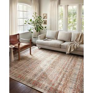Loloi Saban Collection SAB-02 Rust/Beige 7′-10″ x 10′ Area Rug(Sand / Rust)