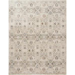 Loloi Theia Collection THE-04 Multi/Natural, Traditional Area Rug, 7′-10″ x 10′(Gray;white)