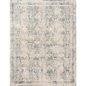 Loloi Theia Collection THE-04 Multi/Natural, Traditional Area Rug, 7′-10″ x 10′(Light Brown;blue)