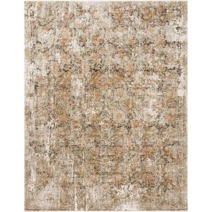 Loloi Theia Collection THE-04 Multi/Natural, Traditional Area Rug, 7′-10″ x 10′(Taupe / Gold)