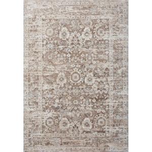 Loloi Theory Accent Rug, 2′-7″ x 4′, Dove/Bark, Neutral Area Rug for High-Traffic Living Room, Bedroom, Dining Area, Home Office, Soft, Easy Clean(Brown;light Brown)