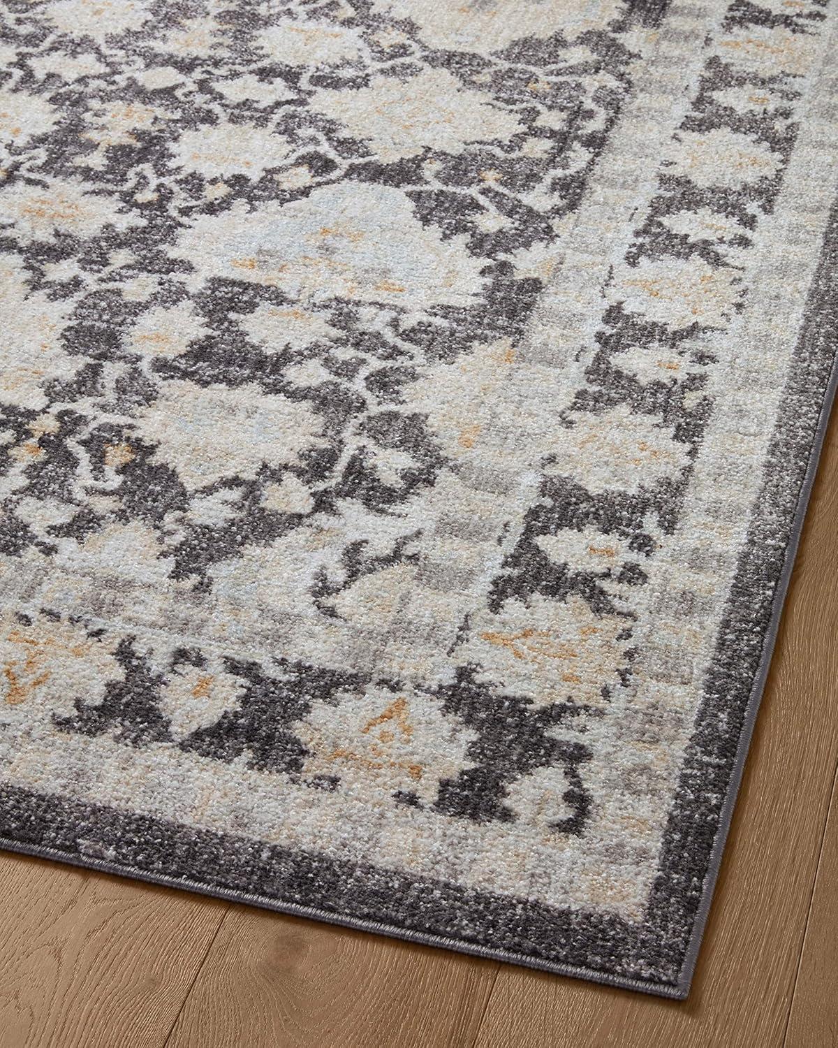 image:imageLoloi Monroe Collection MON04 NaturalMulti 116 x 15 Area RugCharcoal Natural