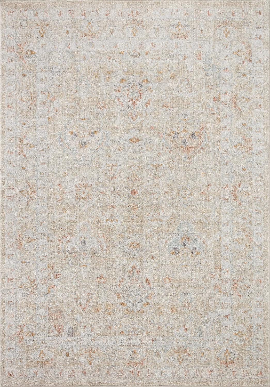 image:imageLoloi Monroe Collection MON04 NaturalMulti 116 x 15 Area RugSand Sunrise