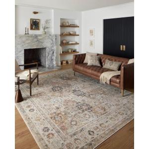 Loloi Monroe Collection MON-04 Natural/Multi 11′-6″ x 15′ Area Rug(Beige / Multi)