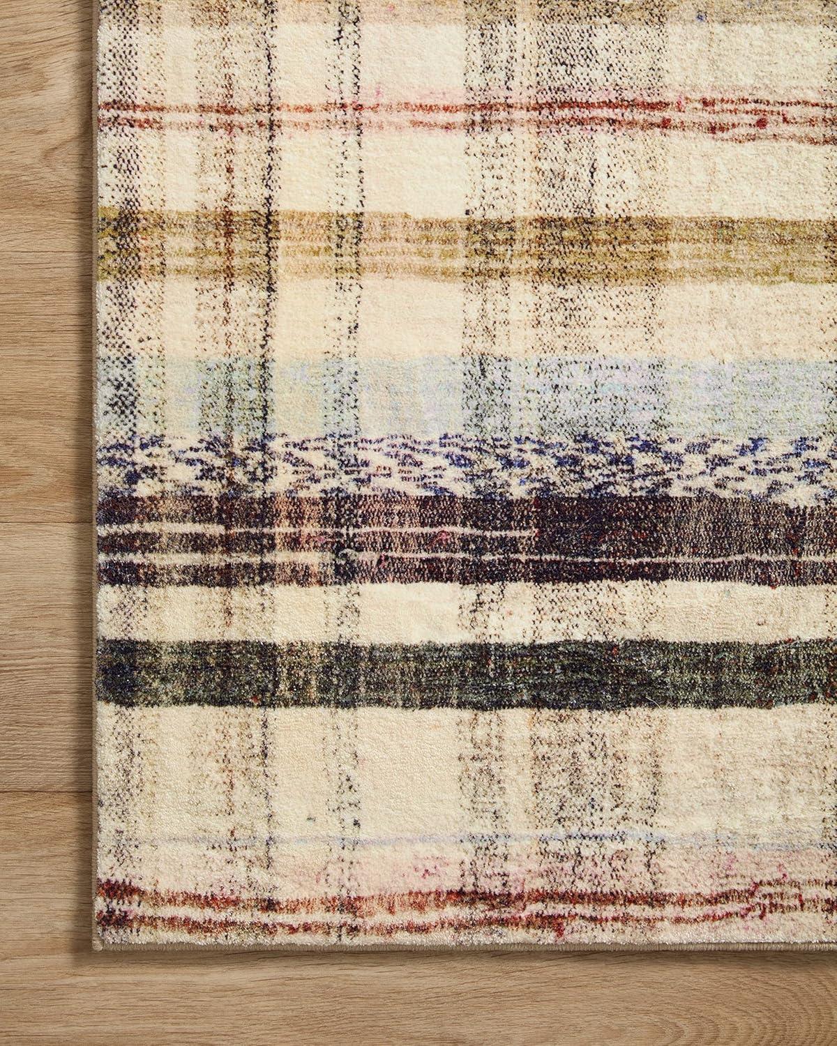 image:imageLoloi Chris Loves Julia Humphrey Collection HUM02 IvoryMulti 73 x 93 38 Pile Height Area Rug feat CloudPileIvory Multi