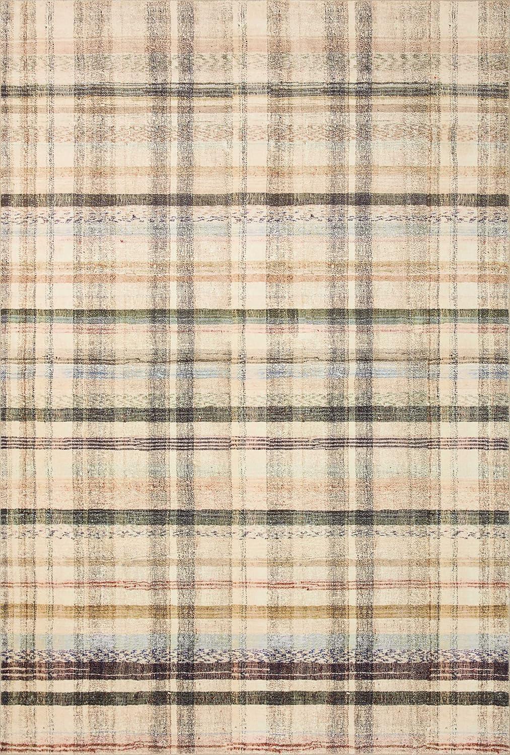 image:imageLoloi Chris Loves Julia Humphrey Collection HUM02 IvoryMulti 73 x 93 38 Pile Height Area Rug feat CloudPileIvory Multi