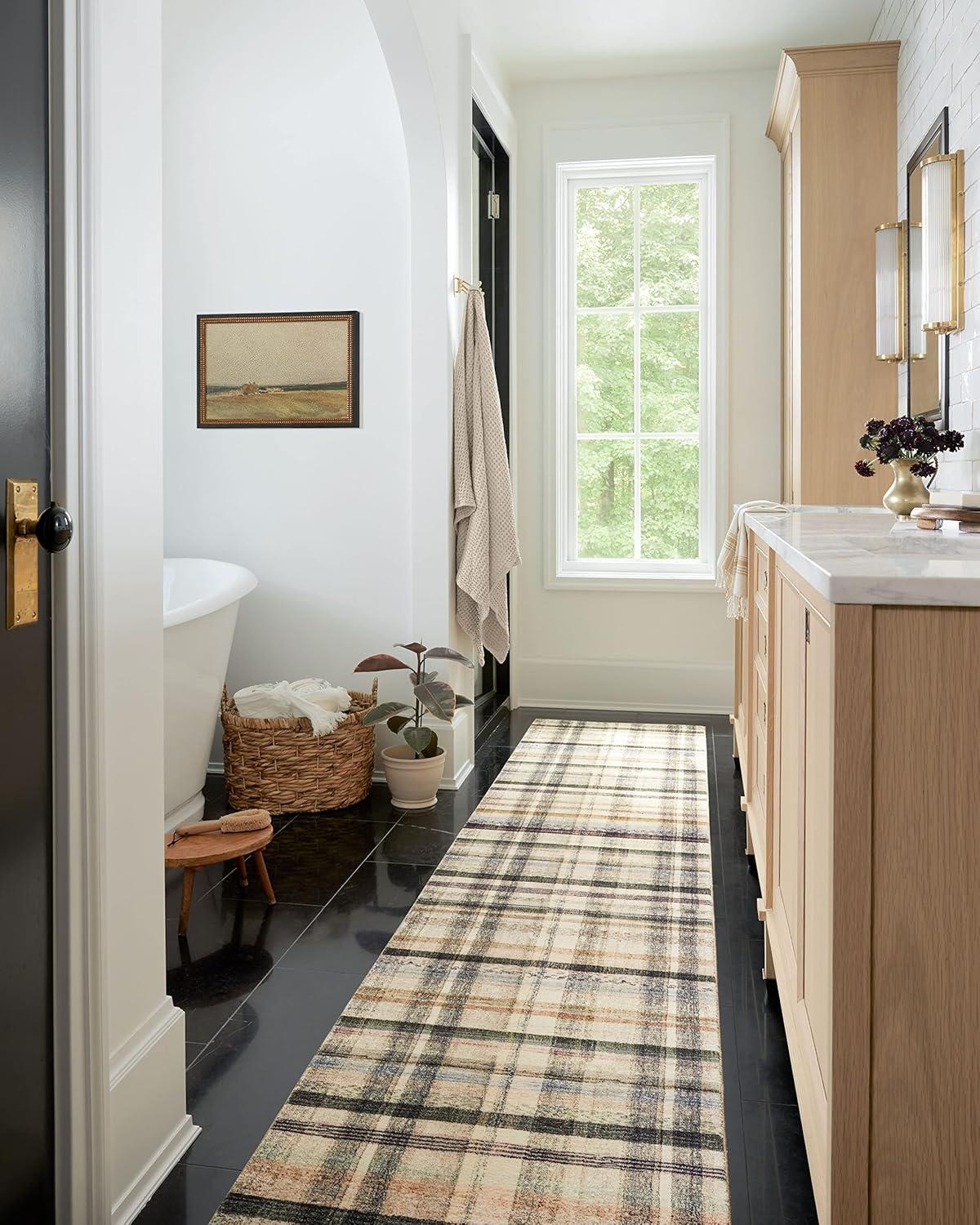 image:imageLoloi Chris Loves Julia Humphrey Collection HUM02 IvoryMulti 73 x 93 38 Pile Height Area Rug feat CloudPileIvory Multi