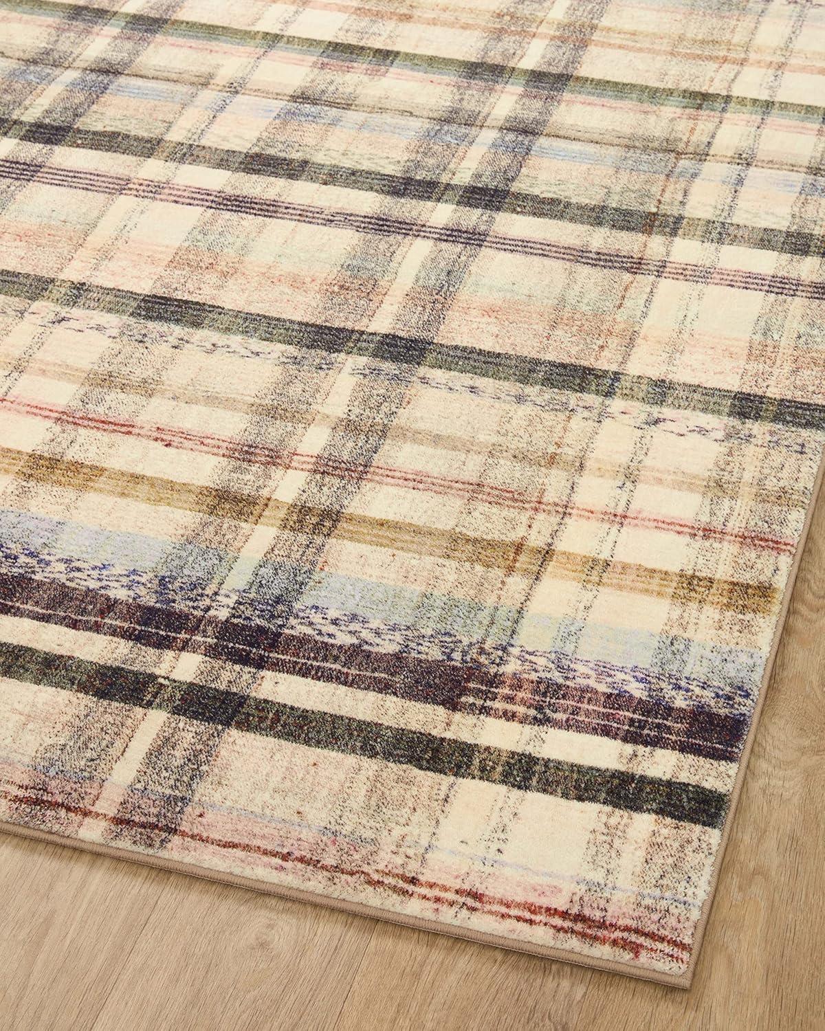 image:imageLoloi Chris Loves Julia Humphrey Collection HUM02 IvoryMulti 73 x 93 38 Pile Height Area Rug feat CloudPileIvory Multi