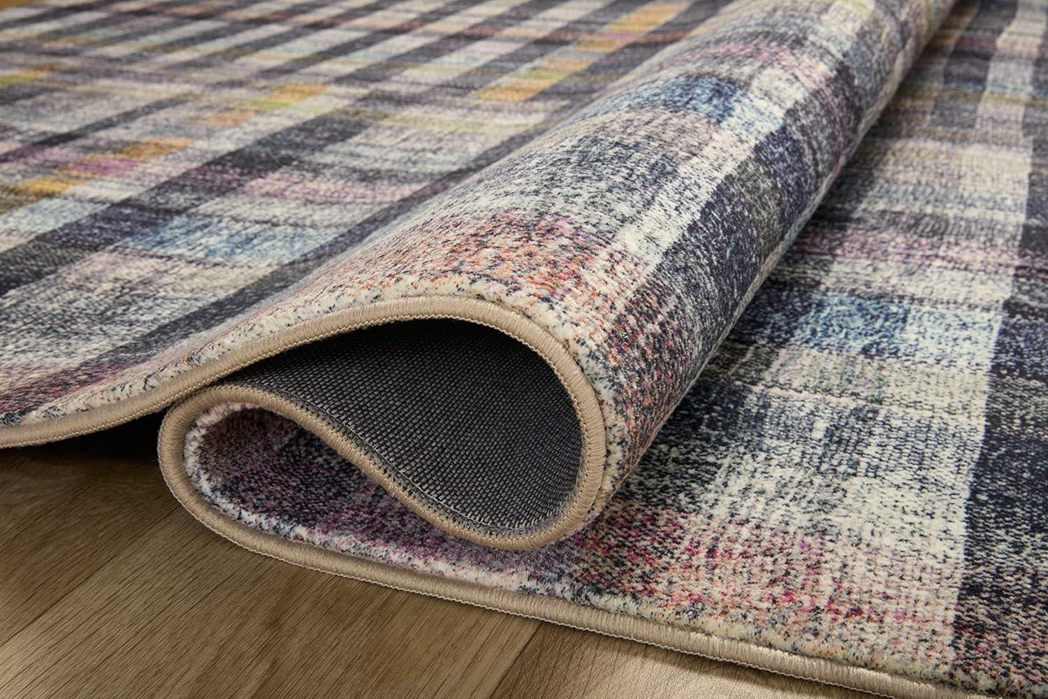 image:imageLoloi Chris Loves Julia Humphrey Collection HUM02 IvoryMulti 73 x 93 38 Pile Height Area Rug feat CloudPilePlum Multi