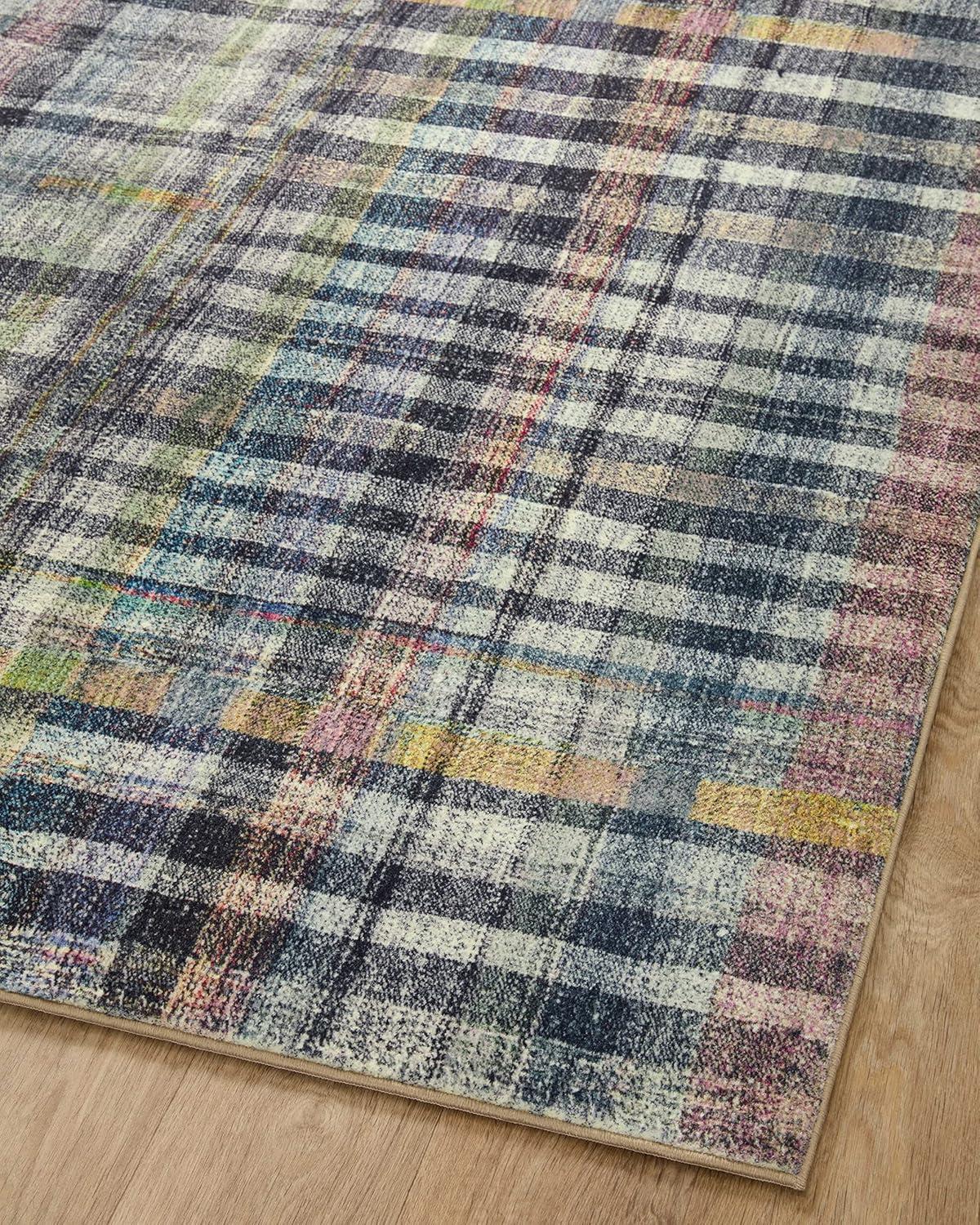 image:imageLoloi Chris Loves Julia Humphrey Collection HUM02 IvoryMulti 73 x 93 38 Pile Height Area Rug feat CloudPilePlum Multi