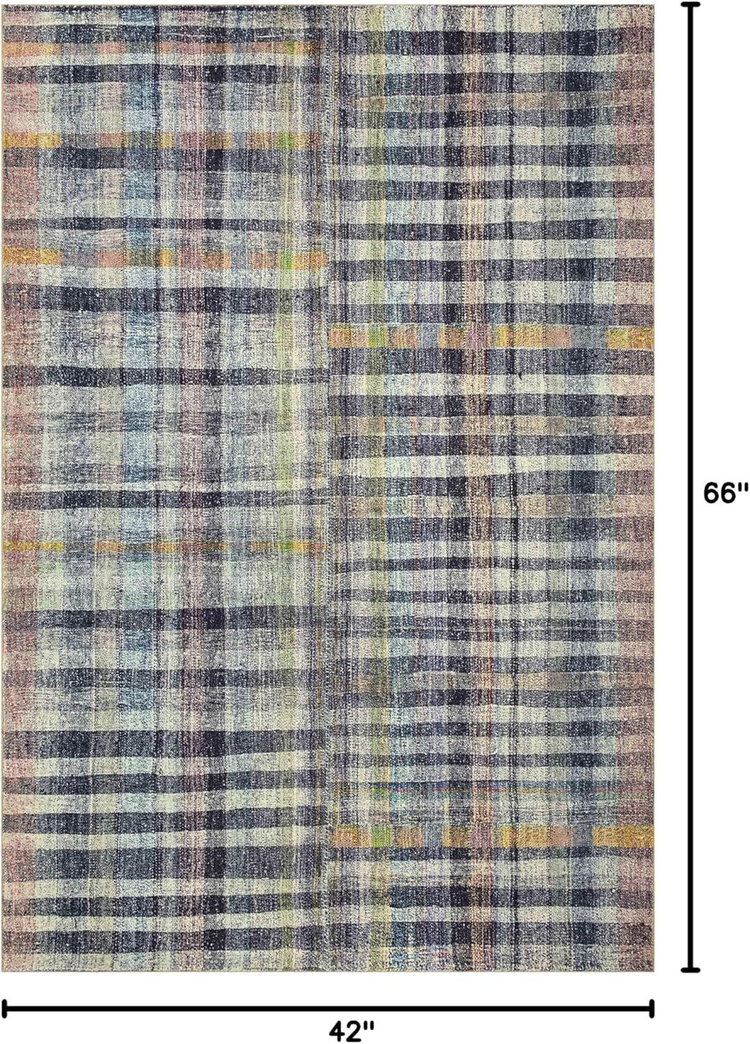 image:imageLoloi Chris Loves Julia Humphrey Collection HUM02 IvoryMulti 73 x 93 38 Pile Height Area Rug feat CloudPilePlum Multi