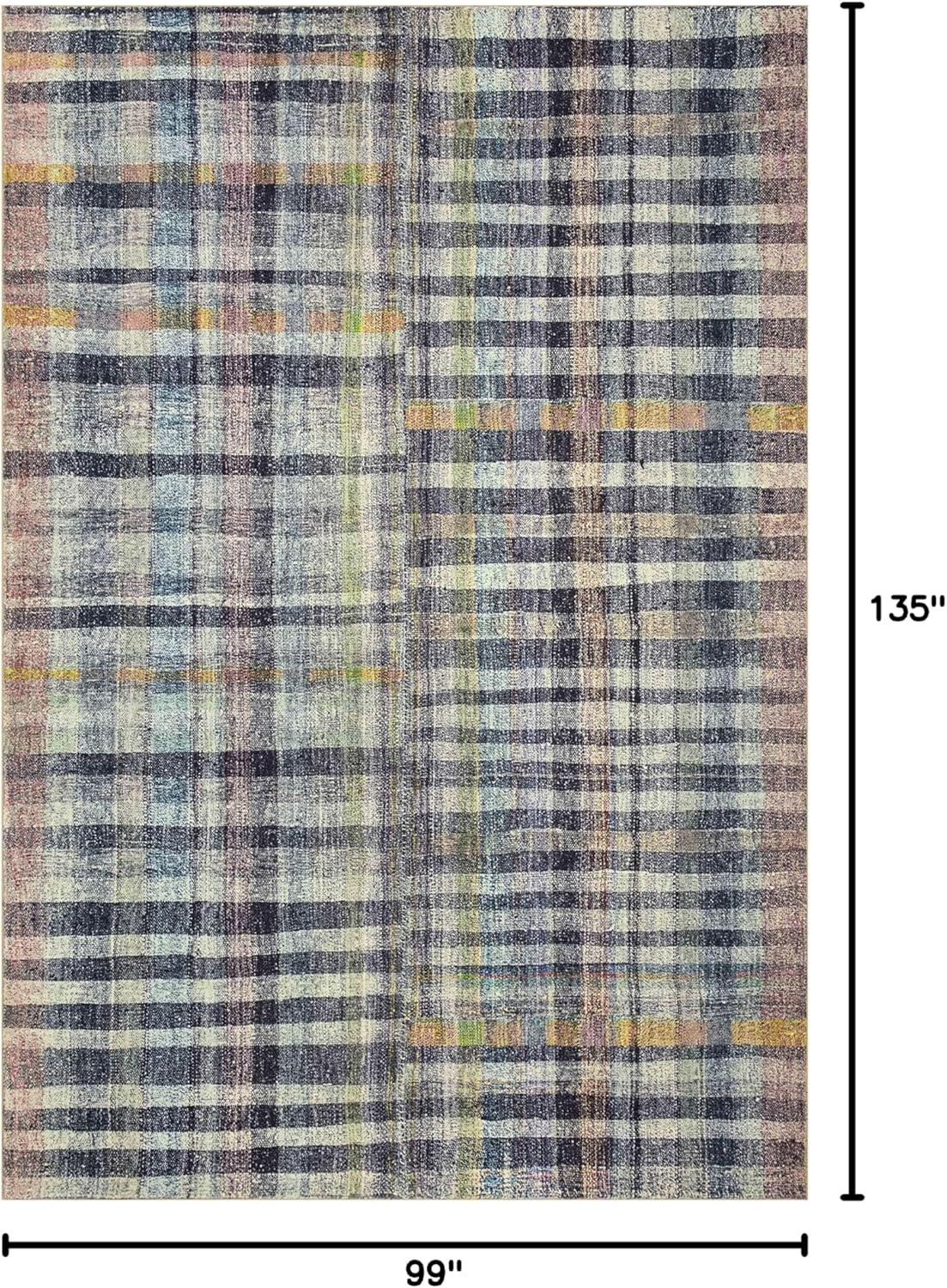 image:imageLoloi Chris Loves Julia Humphrey Collection HUM02 IvoryMulti 73 x 93 38 Pile Height Area Rug feat CloudPilePlum Multi